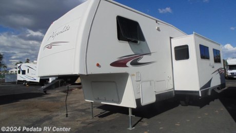 Great buy on a high line fifth wheel. Call 866-733-2829 for a complete list of options and to schedule a free live virtual tour. 