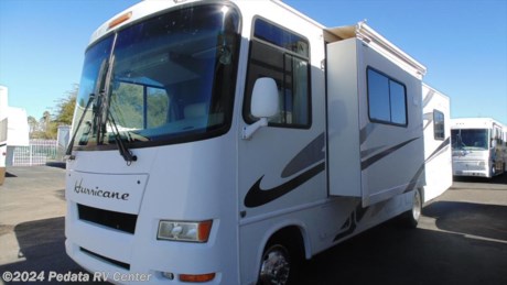 Great buy on a short Class A motorhome. With only 13,430 miles and two slides this one is sure to go quick. Call 866-733-2829 for a complete list of options. 