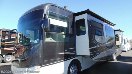 Why buy new? With only 3055 miles this one still has the tags on the furniture. Save tens of thousands on this like new bunkhouse pusher. Call 866-733-2829 for a complete list of options. Hurry it wont last long. 