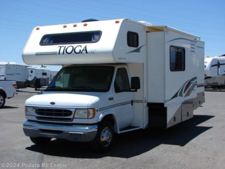 &lt;p&gt;&amp;nbsp;&lt;/p&gt;

&lt;p&gt;This 2003 Fleetwood Tioga is a very nice class C with plenty of space and some nice extra.&amp;nbsp; Features include: ducted A/C, pull out pantry, convection microwave oven, patio awning, heated and remote mirrors, fantastic fan, glass shower, day-night shades, TV, VCR, and a satellite dish. For complete information call us toll free at 888-545-8314.&lt;/p&gt;
