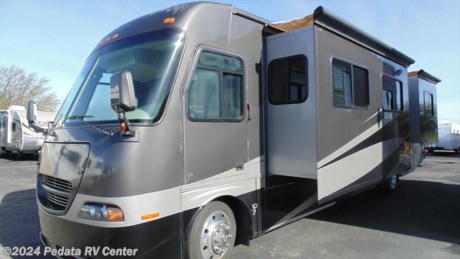 This is a hard to find low mileage RV complete with a private sitting area in the bedroom. A must see! Call 866-733-2829 for a complete list of options. 