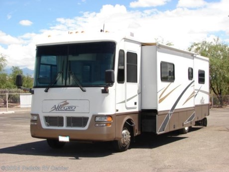 &lt;p&gt;&amp;nbsp;&lt;/p&gt;

&lt;p&gt;This 2004 Tiffin Allegro Open Road is a wonderful class A gas with all the quality that you have come to expect from a Tiffin.&amp;nbsp; Features include: leveling jacks, ducted A/C, drivers door, patio awning, back-up camera, TV, satellite dish, day-night shades, convection microwave oven, pantry, and very good storage throughout. For complete information call us toll free at 888-545-8314.&lt;/p&gt;
