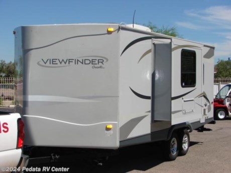 &lt;p&gt;&amp;nbsp;&lt;/p&gt;

&lt;p&gt;This 2009 Cruise RV Viewfinder is a very nicely appointed short travel trailer with the styling of a diesel pusher.&amp;nbsp; Features include: flat screen TV, DVD, ducted A/C, refrigerator, microwave oven, stove, oven, large glass shower, spacious bath, outside speakers, alloy wheels, exterior shower, and a power patio awning. For complete information call us toll free at 888-545-8314.&lt;/p&gt;
