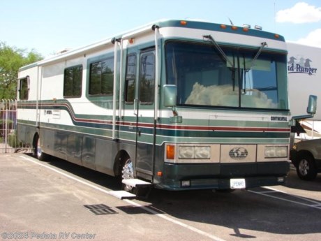 &lt;p&gt;&amp;nbsp;&lt;/p&gt;

&lt;p&gt;This 1997 Safari Continental is a beautiful diesel pusher that has been kept in immaculate condition.&amp;nbsp; Features include: solid wood cabinets, ultra leather, ceramic tile floors, solid surface counter tops, convection microwave oven, ice maker, aqua hot, slide-out storage tray, day-night shades, thermal pane windows, TV, DVD, VCR, fantastic fan, built-in washer/dryer, encased patio awning, and alloy wheels. For complete information call us toll free at 888-545-8314.&lt;/p&gt;

