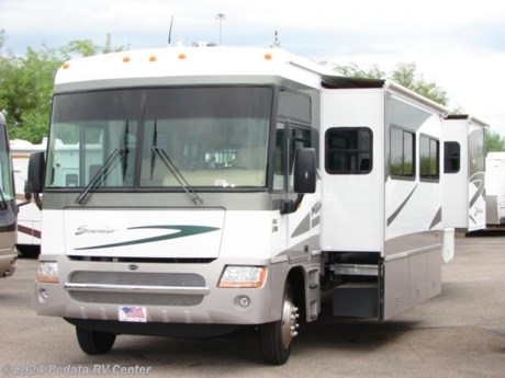 &lt;p&gt;&amp;nbsp;&lt;/p&gt;

&lt;p&gt;This 2005 Itasca Suncruiser is a beautiful class A on the desirable Workhorse chassis.&amp;nbsp; Features include: rear sitting area, lots of closet space, sleep number bed, color back-up monitor, TV, DVD, VCR, 5.1 surround sound, power sofa, large pull-out pantry, large four door refrigerator, ice maker, convection microwave oven, solid surface counter tops, encased power awing, and washer/dryer prep. For complete information call us toll free at 888-545-8314.&lt;/p&gt;
