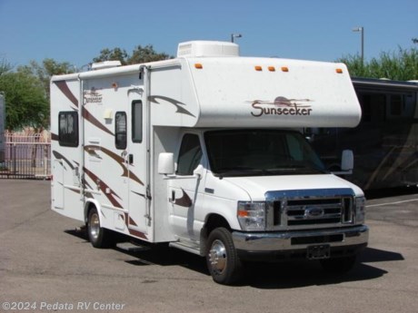 &lt;p&gt;&amp;nbsp;&lt;/p&gt;

&lt;p&gt;This 2008 Forest River Sunseeker is a great little class C that is short and easy to get into those tight RV spots.&amp;nbsp; Features include: Ducted A/C, TV, DVD, linoleum floors, satellite radio, CD, stereo, cruise control, lots of storage, patio awning, microwave oven, refrigerator, and a rear bed. For complete information call us toll free at 888-545-8314.&lt;/p&gt;
