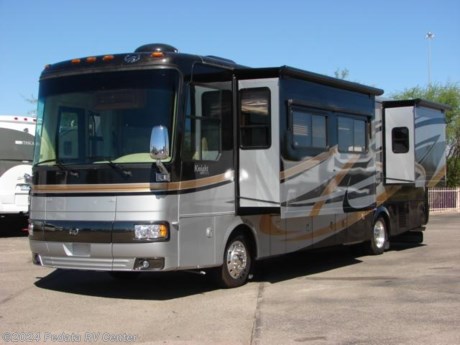 &lt;p&gt;&amp;nbsp;&lt;/p&gt;

&lt;p&gt;This 2008 Monaco Knight is a beautiful diesel pusher with some great features to ensure you are traveling in class and comfort.&amp;nbsp; Features include: ceramic tile floors, solid surface counter tops, convection microwave oven, large four door refrigerator with ice, central vacuum, fully automatic leveling jacks, 3-way back-up camera, pass through storage tray, TV, 5.1 surround sound, satellite dish, satellite radio, power patio awning, recessed lighting, and ultra leather. For complete information call us toll free at 888-545-8314.&lt;/p&gt;
