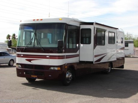 &lt;p&gt;&amp;nbsp;&lt;/p&gt;

&lt;p&gt;This 2002 Monaco La Palma is a very nice class A with very low miles and a lot of luxury and class.&amp;nbsp; Features include: thermal pane windows, back-up monitor, power sun shades, power inverter, solid surface counter tops, convection microwave oven, fantastic fan, washer/dryer prep, lots of storage throughout, 1.5 bath, and an encased patio awning. For complete information call us toll free at 888-545-8314.&lt;/p&gt;
