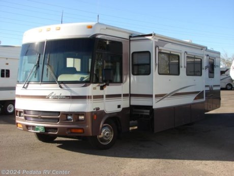 &lt;p&gt;&amp;nbsp;&lt;/p&gt;

&lt;p&gt;This 2000 Winnebago Adventurer is a great class A with lots of extra features for your next adventure.&amp;nbsp; Features include: solid surface counter tops, convection microwave oven, pull-out pantry, built-in coffee maker, fantastic fan, TV, DVD, VCR, stereo, multi-disc CD changer, encased patio and window awnings, and a banks power system. For complete information call us toll free at 888-545-8314.&lt;/p&gt;
