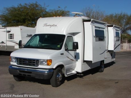 &lt;p&gt;&amp;nbsp;&lt;/p&gt;

&lt;p&gt;This 2004 Forest River Lexington is a very nice short RV with a rare rear bedroom.&amp;nbsp; Features include: TV, CD, stereo, patio awning, built-in generator, skylight, refrigerator, convection microwave oven, A/C, exterior shower, TV, CD, stereo, slide out awnings, and window awnings. For complete information call us toll free at 888-545-8314.&lt;/p&gt;

