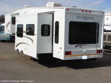 &lt;p&gt;&amp;nbsp;&lt;/p&gt;

&lt;p&gt;This 2006 Nuwa Hitchhiker is a beautiful fifth wheel with all the comforts of home.&amp;nbsp; Features include: glass shower, sleeper sofa, fantastic fan, ceiling fan, sleep number bed, ducted A/C, TV, DVD, 5.1 surround sound, select comfort mattress, and a patio awning. For complete information call us toll free at 888-545-8314.&lt;/p&gt;
