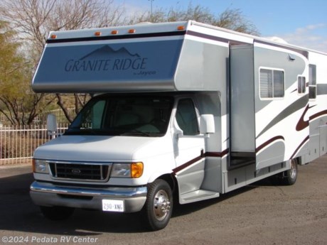 &lt;p&gt;&amp;nbsp;&lt;/p&gt;

&lt;p&gt;This 2004 Jayco Granite Ridge is a very nice class C with some nice features to be sure that you are traveling in style.&amp;nbsp; Features include: fantastic fan with rain sensor, power patio awning, exterior entertainment center, back-up camera, XM radio, refrigerator with ice-maker, TV, DVD, and surround sound. For complete information call us toll free at 888-545-8314.&lt;/p&gt;
