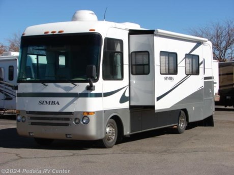 &lt;p&gt;&amp;nbsp;&lt;/p&gt;

&lt;p&gt;This 2006 Safari Simba is a very nice short class A with all the options you need to be sure that you are traveling in class.&amp;nbsp; Features include: fully automatic leveling jacks, color back-up monitor, power seat, TV, satellite dish, satellite radio, side hinged doors, large shower, sofa sleeper, and an encased patio awning. For complete information call us toll free at 888-545-8314.&lt;/p&gt;

