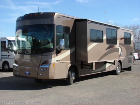 &lt;p&gt;&amp;nbsp;&lt;/p&gt;

&lt;p&gt;This 2008 Winnebago Adventurer Limited is a beautiful gas pusher with every option to be sure your next trip is one of comfort.&amp;nbsp; Features include: fully automatic leveling jacks, full body paint, encased power patio awning, built-in washer/dryer, large glass shower, three way back-up camera, solid surface counter tops, large four door refrigerator with ice, convection microwave oven, ultra leather and a rear facing entertainment center. For complete information call us toll free at 888-545-8314.&lt;/p&gt;

