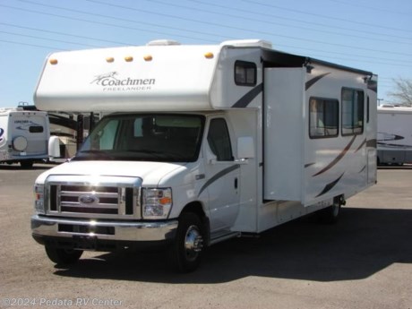 &lt;p&gt;&amp;nbsp;&lt;/p&gt;

&lt;p&gt;This 2010 Coachmen Freelander is a gorgeous class C that is practically brand new and loaded with some very nice options.&amp;nbsp; Feature include: power patio awning, large storage compartment, exterior stereo, ducted A/C, full linoleum floors, large glass shower, LCD TV, DVD, satellite radio, and a back-up monitor. For complete information call us toll free at 888-545-8314.&lt;/p&gt;
