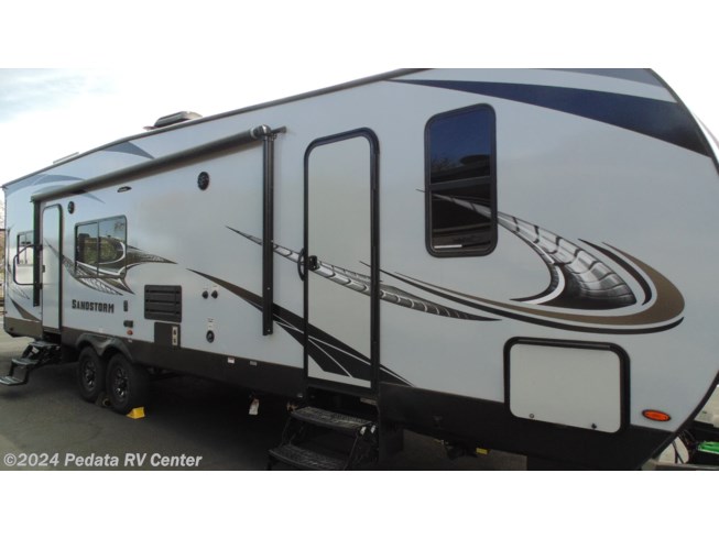 2020 Forest River Sandstorm 304GSLR w/2slds - Used Toy Hauler For Sale by Pedata RV Center in Tucson, Arizona