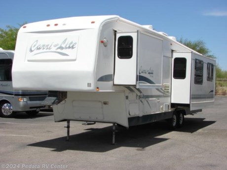 &lt;p&gt;&amp;nbsp;&lt;/p&gt;

&lt;p&gt;This 2000 Carri-Lite is a very nice fifth wheel with a lot of bang for the buck.&amp;nbsp; Features include: large pull out pantry, microwave, stove, oven, large shower, ceiling fan, ducted A/C, TV, VCR, two recliners, and a sleeper sofa. For complete information call us toll free at 888-545-8314.&lt;/p&gt;
