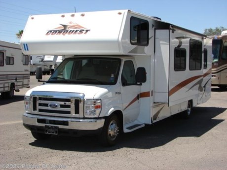 &lt;p&gt;&amp;nbsp;&lt;/p&gt;

&lt;p&gt;This 2011 Gulf Stream Conquest Diesel Class C is a beautiful diesel with all the power and longevity of a diesel as well as the utility of a class C.&amp;nbsp; Features include: Ducted A/C, adjustable air mattress, LCD HD TV, 5.1 surround sound, DVD, color back-up camera, large glass shower, heated and remote mirrors, power patio awning, stove, oven, refrigerator, and a large pantry. For complete information call us toll free at 888-545-8314.&lt;/p&gt;

