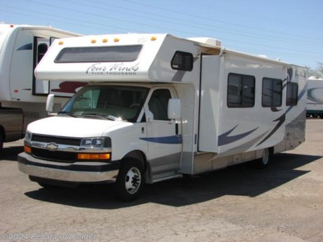 &lt;p&gt;&amp;nbsp;&lt;/p&gt;

&lt;p&gt;This 2008 Fourwinds 5000 is a wonderful class C with some nice features for your next adventure.&amp;nbsp; Features include: heated and remote mirrors, color back-up monitor, satellite radio, day-night shades, lots of storage, ducted A/C, glass shower, skylight, leather sofa, large pantry, stove, oven, microwave, and built-in generator. For complete information call us toll free at 888-545-8314.&lt;/p&gt;
