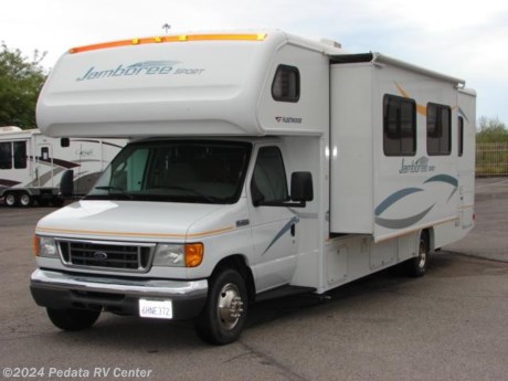 &lt;p&gt;This 2008 Fleetwood Jamboree Sport is a great little class C with some nice options to be sure that you are traveling in comfort on your next trip.&amp;nbsp; Features include: heated and remote mirrors, back-up camera, exterior shower, patio awning, microwave, refrigerator, stove, oven, TV, DVD, stereo, fantastic fan, and ducted A/C. For complete information call us toll free at 888-545-8314.&lt;/p&gt;
