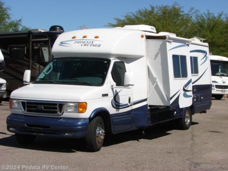 &lt;p&gt;This 2006 Phoenix Cruiser is a gorgeous RV that is small but comfortable for your next excursion.&amp;nbsp; Features include: glass shower, fantastic fan, convection microwave oven, refrigerator, stove, solid surface counter tops, leather, LCD TV, DVD, satellite radio, power inverter, surround sound, and a patio awning. For complete information call us toll free at 888-545-8314.&lt;/p&gt;
