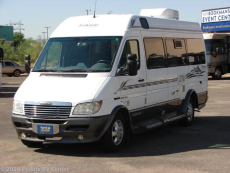 &lt;p&gt;This 2005 Leisure Travel Free Spirit is a beautiful class B diesel that is fully self contained and ready to travel.&amp;nbsp; Features include: solid surface counter tops, patio awning, built-in generator, removable table, fantastic fan, A/C, LCD TV, DVD, power inverter, and an exterior shower. For complete information call us toll free at 888-545-8314.&lt;/p&gt;
