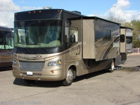 &lt;p&gt;&amp;nbsp;&lt;/p&gt;

&lt;p&gt;This 2011 Forest River Georgetown is loaded with all the options you could want and all the comforts of home.&amp;nbsp; Features include: large four door refrigerator with ice, solid surface counter tops, convection microwave oven, fully automatic leveling jacks, tire pressure monitoring system, three way back up camera, alloy wheels, full body paint, side hinge compartment doors, fantastic fan, HD TV, satellite dish, fireplace, and an AM/FM CD with Sirius satellite radio. For complete information call us toll free at 888-545-8314.&lt;/p&gt;
