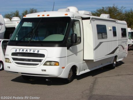 &lt;p&gt;&amp;nbsp;&lt;/p&gt;

&lt;p&gt;This 2003 R-Vision Stratus is a very nice class A RV with some nice features for your next adventures.&amp;nbsp; Features include: day-night shades, back-up monitor, ducted A/C, stove, microwave, oven, and a satellite dish. For complete information call us toll free at 888-545-8314.&lt;/p&gt;
