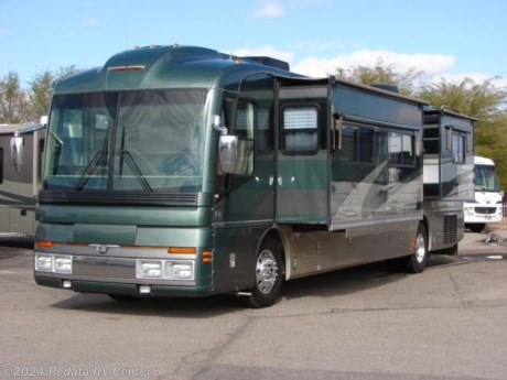 &lt;p&gt;&amp;nbsp;&lt;/p&gt;

&lt;p&gt;This 2003 American Eagle is a beautiful diesel pusher with all the options that you could want.&amp;nbsp; Features include: LCD TV, surround sound, DVD, satellite dish, exterior entertainment center with LCD TV, slide out storage tray, basement freezer, large four door refrigerator with ice, solid surface counter tops throughout, convection microwave oven, built in washer/dryer, and a power patio awning. For complete information call us toll free at 888-545-8314.&lt;/p&gt;
