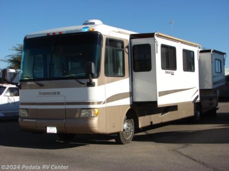 &lt;p&gt;&amp;nbsp;&lt;/p&gt;

&lt;p&gt;This 2003 Holiday Rambler Ambassador is a very nice class A diesel pusher with some great high end features and plenty of space.&amp;nbsp; Features include: TV, DVD, VCR, satellite dish, back-up camera, adjustable pedals, power visors, large four door refrigerator with ice maker, solid surface counter tops, convection microwave oven, stove, oven, and fantastic fan. For complete information call us toll free at 888-545-8314.&lt;/p&gt;
