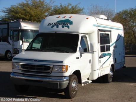 &lt;p&gt;&amp;nbsp;&lt;/p&gt;

&lt;p&gt;This 2001 Kodiak is a beautiful compact RV with everything that you would need with in a much shorter package.&amp;nbsp; Features include: dinette booth, built-in generator, exterior shower, stereo, A/C, refrigerator, stove, microwave, and a window awning. For complete information call us toll free at 888-545-8314.&lt;/p&gt;
