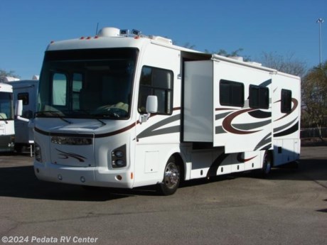 &lt;p&gt;&amp;nbsp;&lt;/p&gt;

&lt;p&gt;This 2008 Damon Astoria is a very nice diesel pusher with lots of extras all for an amazing price.&amp;nbsp; Features include: large glass shower, fantastic fan with rain sensor, microwave oven, stove, oven, refrigerator, large pantry, LCD TV, DVD, satellite dish, side hinge doors, automatic leveling jacks, power visors, and a power awning. For complete information call us toll free at 888-545-8314.&lt;/p&gt;
