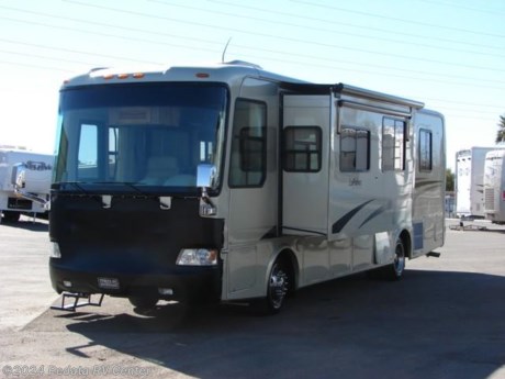 &lt;p&gt;This 2006 Monaco La Palma offers a fantastic value for a barely used diesel pusher with a little over 5000 miles and all well under the $100k mark. Features include pull out pantry, convection microwave oven, ice-maker, Corian counters, Fantastic fan, power awning, power sun visors, window awnings, auto leveling, and a three-camera rear vision system. For complete information call us toll free at 888-545-8314.&lt;/p&gt;

