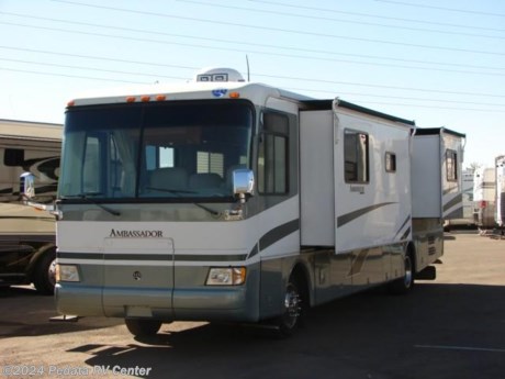 &lt;p&gt;Here is a great option for anyone looking to step into a diesel pusher. Own this Holiday Rambler today for the same price you would expect to pay for a gas. Features include satellite dish, satellite radio, DVD, VCR, adjustable pedals, power seat, back-up camera, Corian counters, large pantry, icemaker, and an encased patio awning. For complete information call us toll free at 888-545-8314.&lt;/p&gt;
