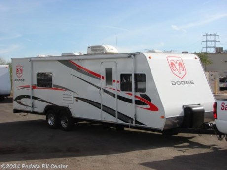 &lt;p&gt;Take advantage of this 2007 Dodge toy hailer. As a part of our rental fleet it has been regularly serviced and maintained affording you the opportunity to buy at a significant discount while receiving a better than average RV. Features include exterior gas grill, exterior shower, built in radio/ CD player, sleeps six, roof vent, and a diamond plate finish. For complete information call us toll free at 888-545-8314.&lt;/p&gt;
