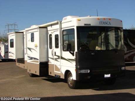 &lt;p&gt;***4.99% Financing OAC. NO COST TO YOU. This is not a misprint. This 2006 Sunova is an absolute beauty of an RV. Loaded with features that will make you very comfortable on your next trip and at a great price with an amazing financing rate. Features include satellite dish, five point surround sound, satellite radio, large pantry, back up camera, heated and remote mirrors, bedroom vanity, and lots of storage throughout. For complete information call us toll free at 888-545-8314.&lt;/p&gt;
