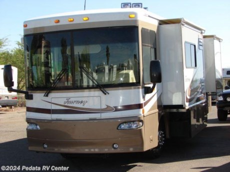 &lt;p&gt;***5.75% Financing with 20% down +TTL, OAC. NO COST TO YOU. This is not a misprint. This very desirable 2006 Winnebago Journey 32T is short and hard to find and yet priced to sell. Features include solid surface counter tops, microwave oven, coffee maker, pantry, 5.1 surround sound, TV, DVD, VCR, back-up camera, satellite radio, GPS, thermal pane windows, power awning, exterior stereo, and slide-out battery trays. For complete information call us toll free at 888-545-8314.&lt;/p&gt;
