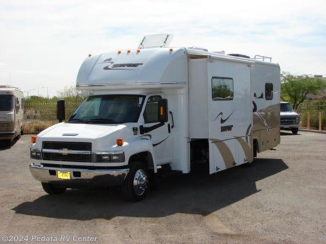 &lt;p&gt;This 2008 Bigfoot is a beautiful high quality class C diesel with a lot of features that help you travel in comfort and style. Features include TV, DVD, 5.1-surround sound, built-in diesel generator, slide-out battery tray, thermal pane windows, alloy wheels, power patio awning, ultra leather, moon roof, back-up camera, and leveling jacks. For complete information call us toll free at 888-545-8314.&lt;/p&gt;
