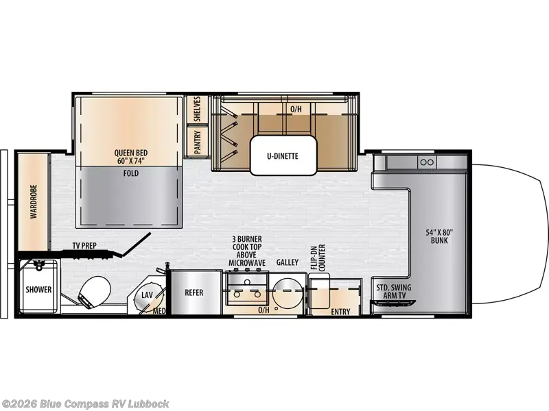 2025 East to West Entrada M-Class 24FM - New Class C For Sale by Blue Compass RV Lubbock in Lubbock, Texas