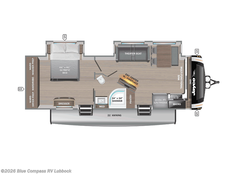 2025 Jayco Eagle HT 274FKDS - New Travel Trailer For Sale by Blue Compass RV Lubbock in Lubbock, Texas