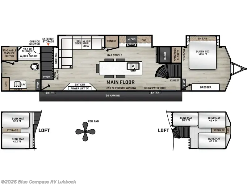 2026 Forest River Aurora 42 Condo - New Travel Trailer For Sale by Blue Compass RV Lubbock in Lubbock, Texas