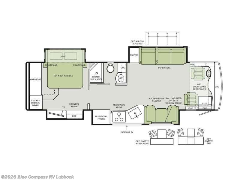 2026 Tiffin Byway 33 FL - New Class A For Sale by Blue Compass RV Lubbock in Lubbock, Texas