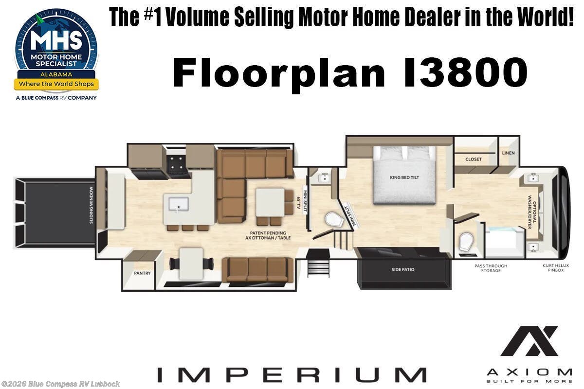 2027 Miscellaneous Axiom RV Imperium I3800 - New Fifth Wheel For Sale by Blue Compass RV Lubbock in Lubbock, Texas
