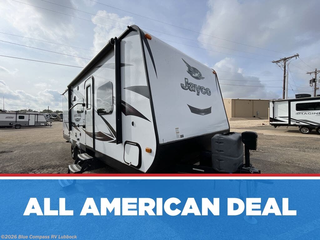 2016 Jayco White Hawk 23MRB - Used Travel Trailer For Sale by Blue Compass RV Lubbock in Lubbock, Texas features Slideout