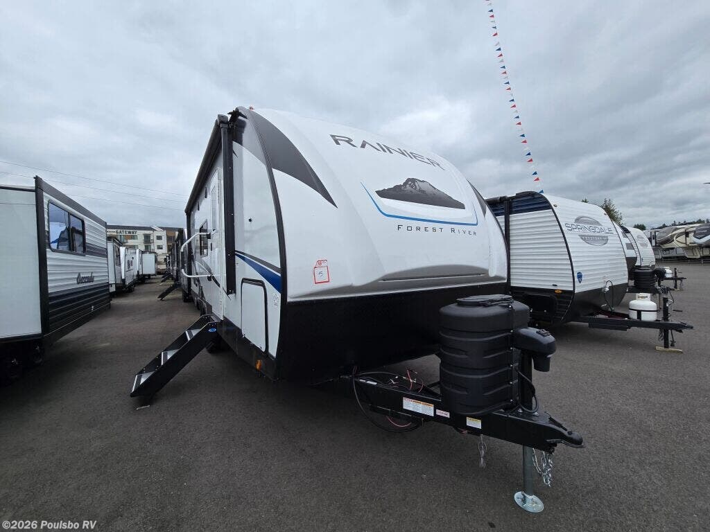 2025 Forest River Rainier Rainier - New Travel Trailer For Sale by Poulsbo RV in Kent, Washington features Awning