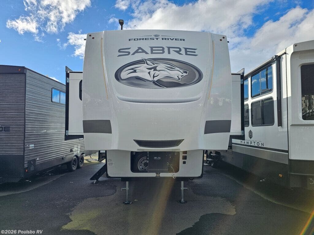 2026 Forest River Sabre Sabre - New Fifth Wheel For Sale by Poulsbo RV in Kent, Washington features Awning