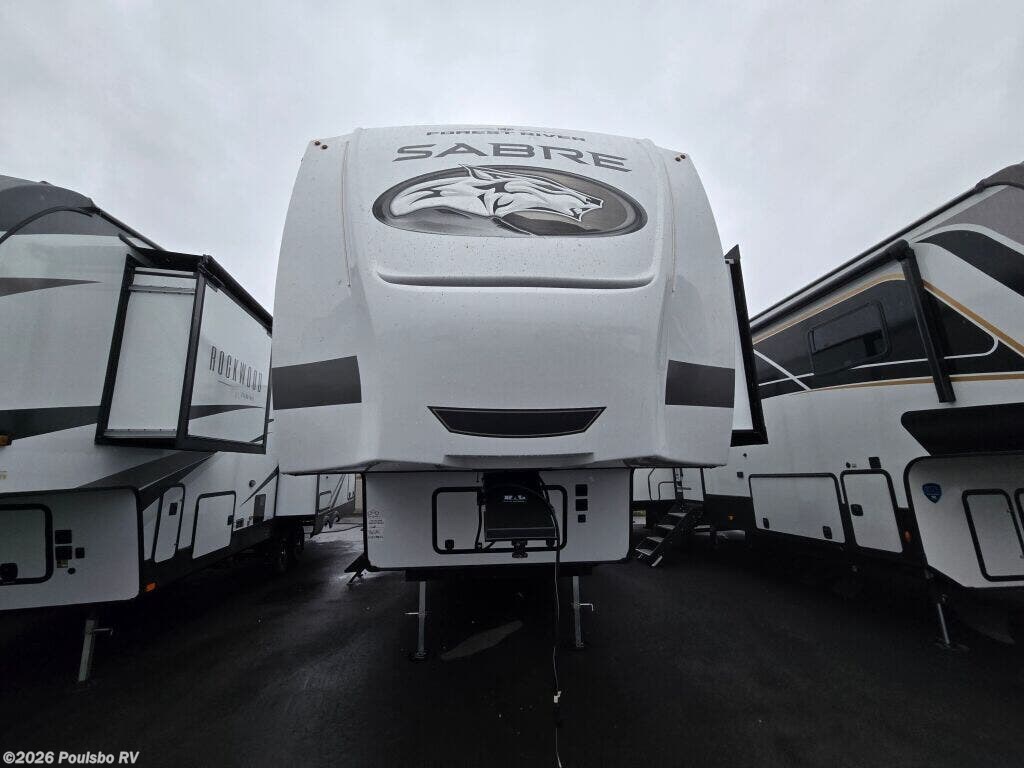 2026 Forest River Sabre Sabre - New Fifth Wheel For Sale by Poulsbo RV in Kent, Washington features Awning