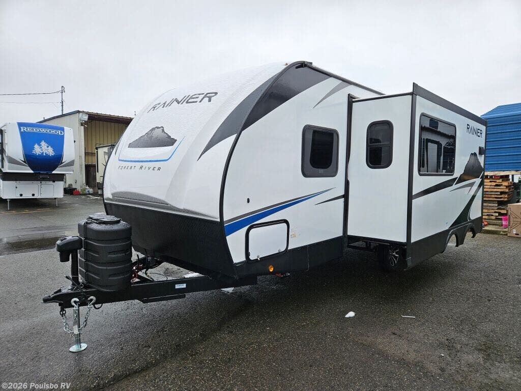 2025 Forest River Rainier Rainier - New Travel Trailer For Sale by Poulsbo RV in Everett, Washington features Awning