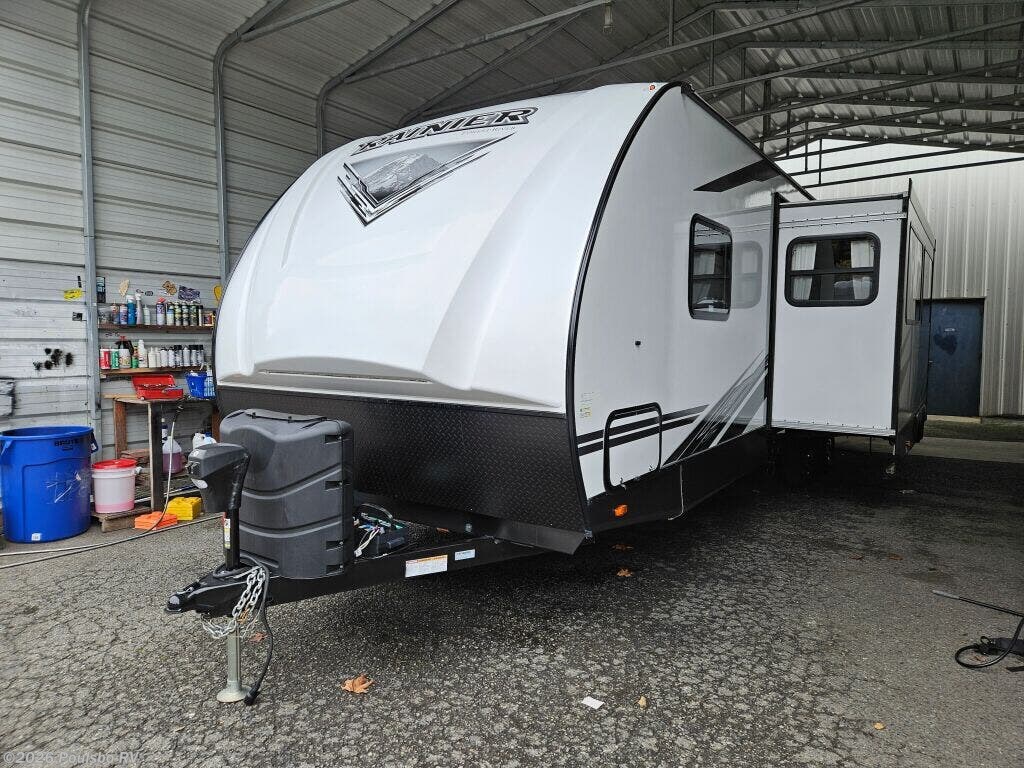 2023 Forest River Rainier 26DBR - Used Travel Trailer For Sale by Poulsbo RV in Everett, Washington features Awning