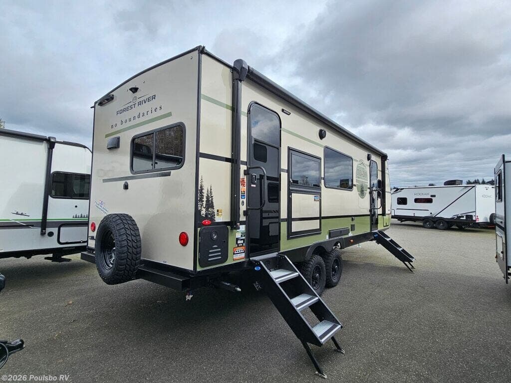2026 Forest River No Boundaries No Boundaries - New Travel Trailer For Sale by Poulsbo RV in Everett, Washington features Awning